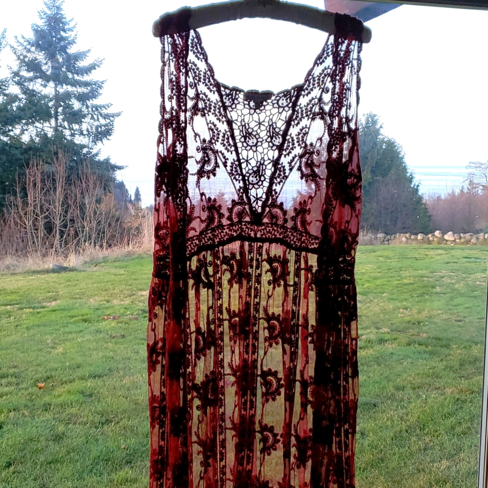 Full Length Lace Cover Up